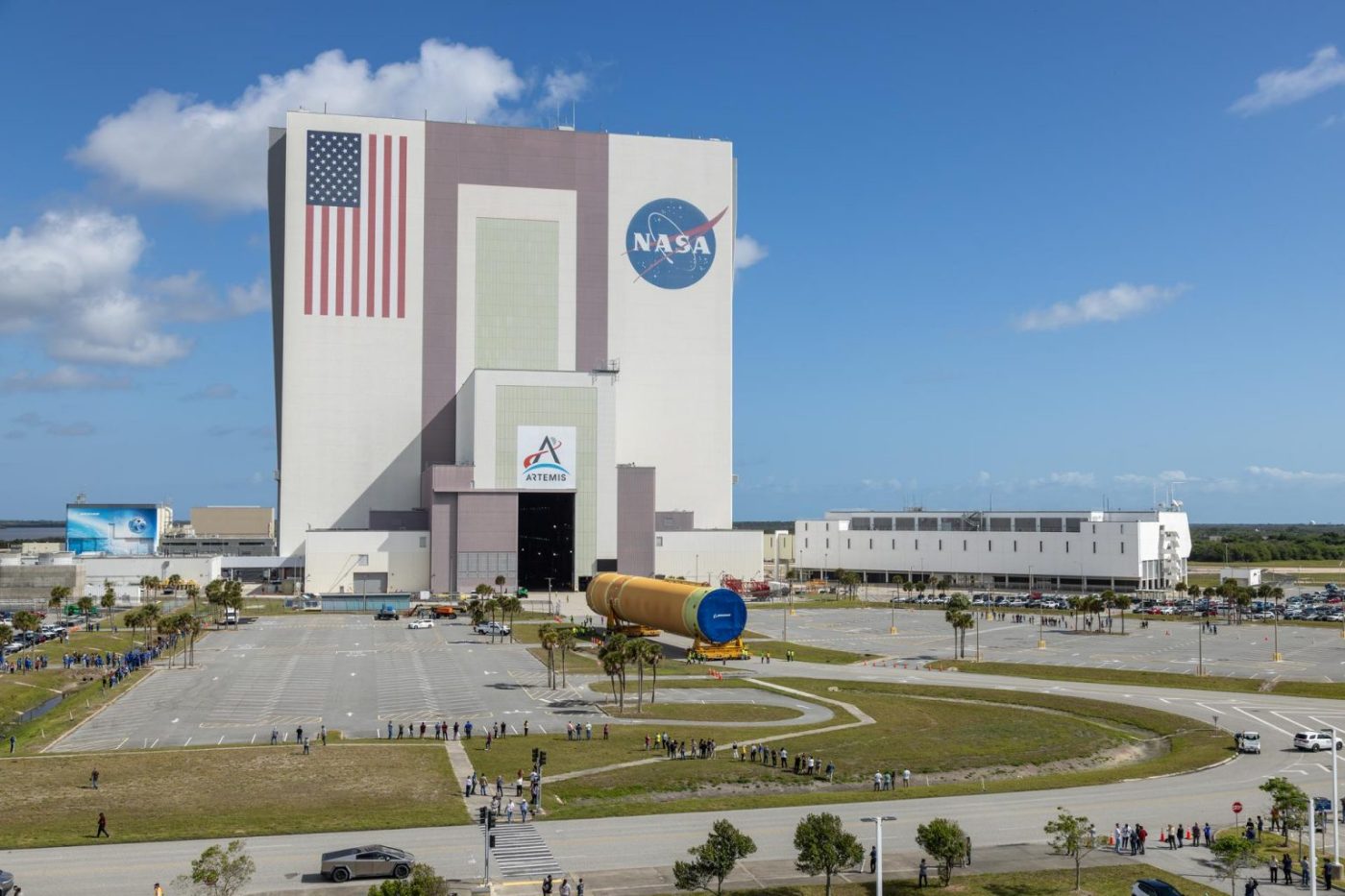 Vehicle Assembly Building (VAB) at NASA's Kennedy Space Center in Merritt Island, Florida