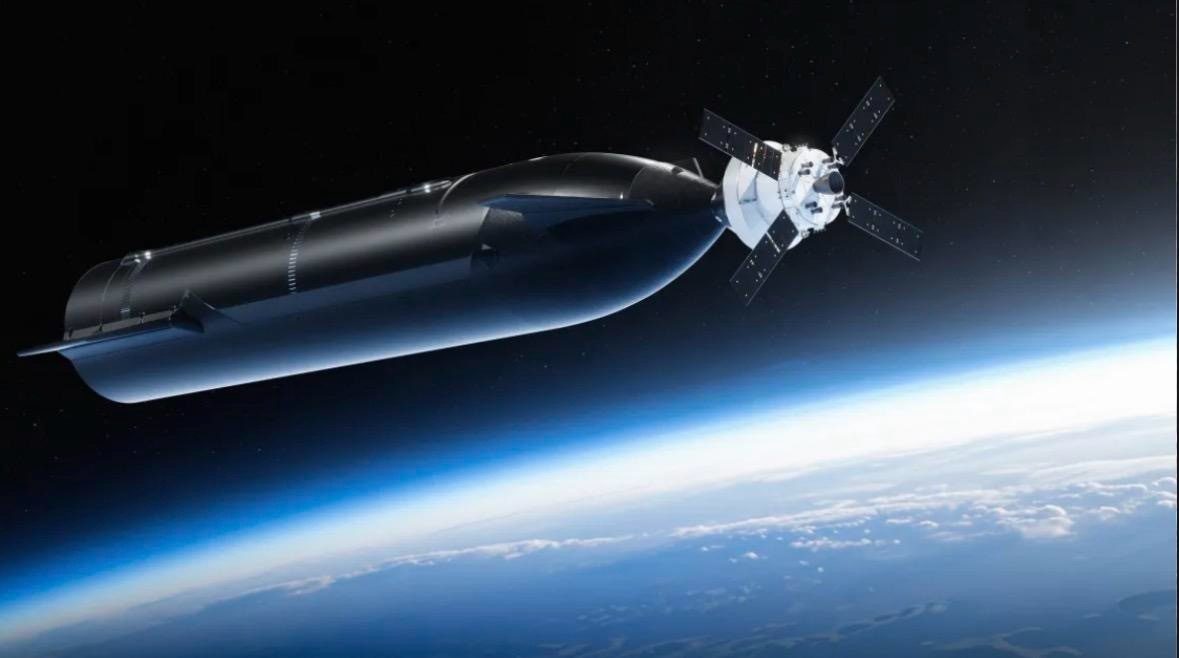 SpaceX Starship Docked with Orion